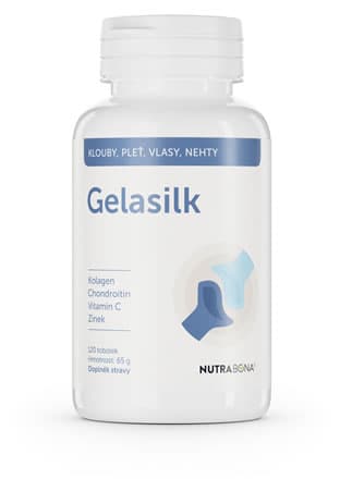 GELASILK. Dobrá funkce kloubů, vazů, šlach, cév a pleti.